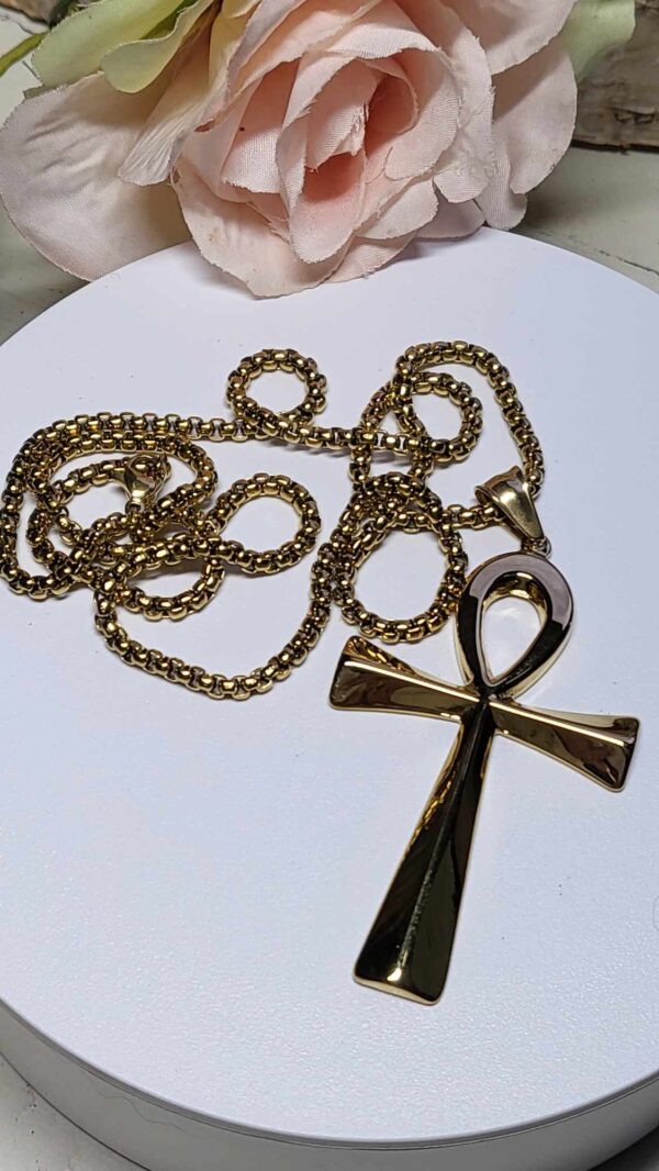 Ankh Ketting Goud