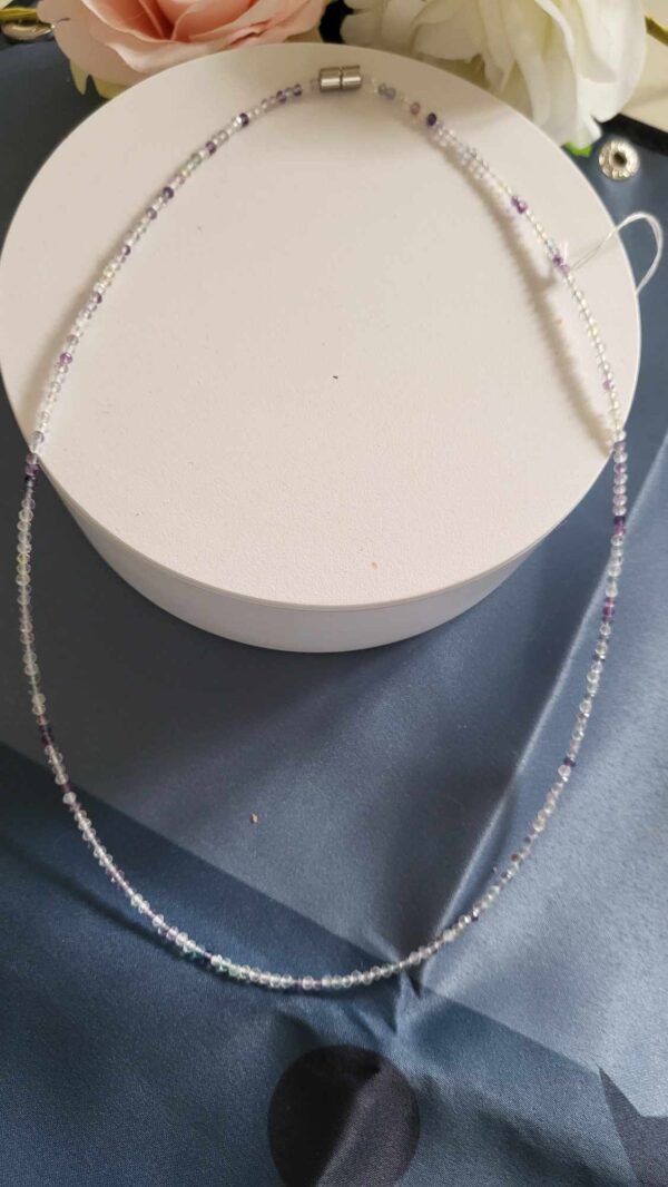 Fluoriet facet ketting