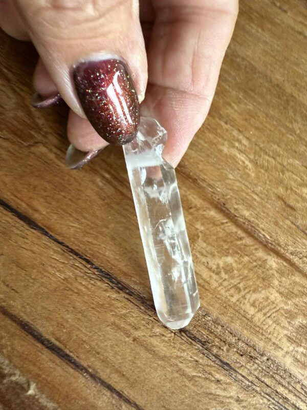 Silver Line Lemurian uit Diamantina doorboorde hanger